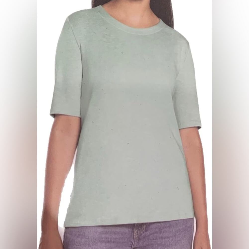 Orvis Women's Scoop Neck Pima Cotton Elbow Sleeve Top